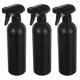 thumbnail image 1 of 3pcs 500ml Botellas de spray vacías Suministros automotrices portátiles Botellas de hombro redondas creativas Herramientas de lavado recargables (Negro), 1 of 6