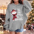 thumbnail image 2 of WhouRiu Girls Letter Graphic Pullover Hoodies Kids Autumn Casual Hooded Sweatshirts With Pockets, 2 of 4