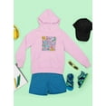 thumbnail image 3 of Contour Draw Birds Doodle Hoodie Juniors -Image by Shutterstock,  Medium, 3 of 4
