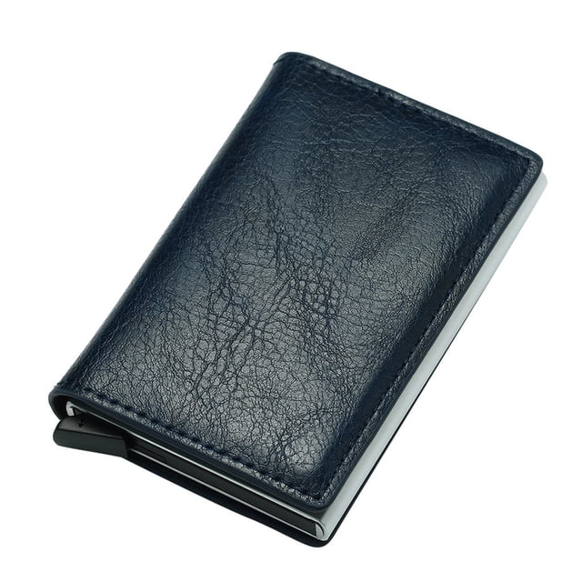 Fiudx Monedero Inteligente, Tarjetero En Solo Toque, Carcasa Metálica En Protección Rfid, Accesorio Esencial para Día a Día, Uso Profesional, Diseño Ligero, Fabricación En Aleación de Aluminio.