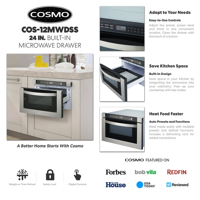 24 in sale wall microwave