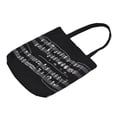 thumbnail image 4 of Bolso de compras lavable del bolso del totalizador del hombro del totalizador de la música del bolso Abanopi Bolsa de almacenamiento, 4 of 5