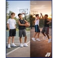 thumbnail image 3 of Pro Athlete Boys Athletic Shorts - 2 Pack Quick Dry Performance Basketball Shorts For Boys (8-16), 3 of 7