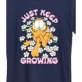 thumbnail image 3 of Garfield - Garfield Flowers Keep Growing - Ladies Short Sleeve Graphic T-Shirt, 3 of 5