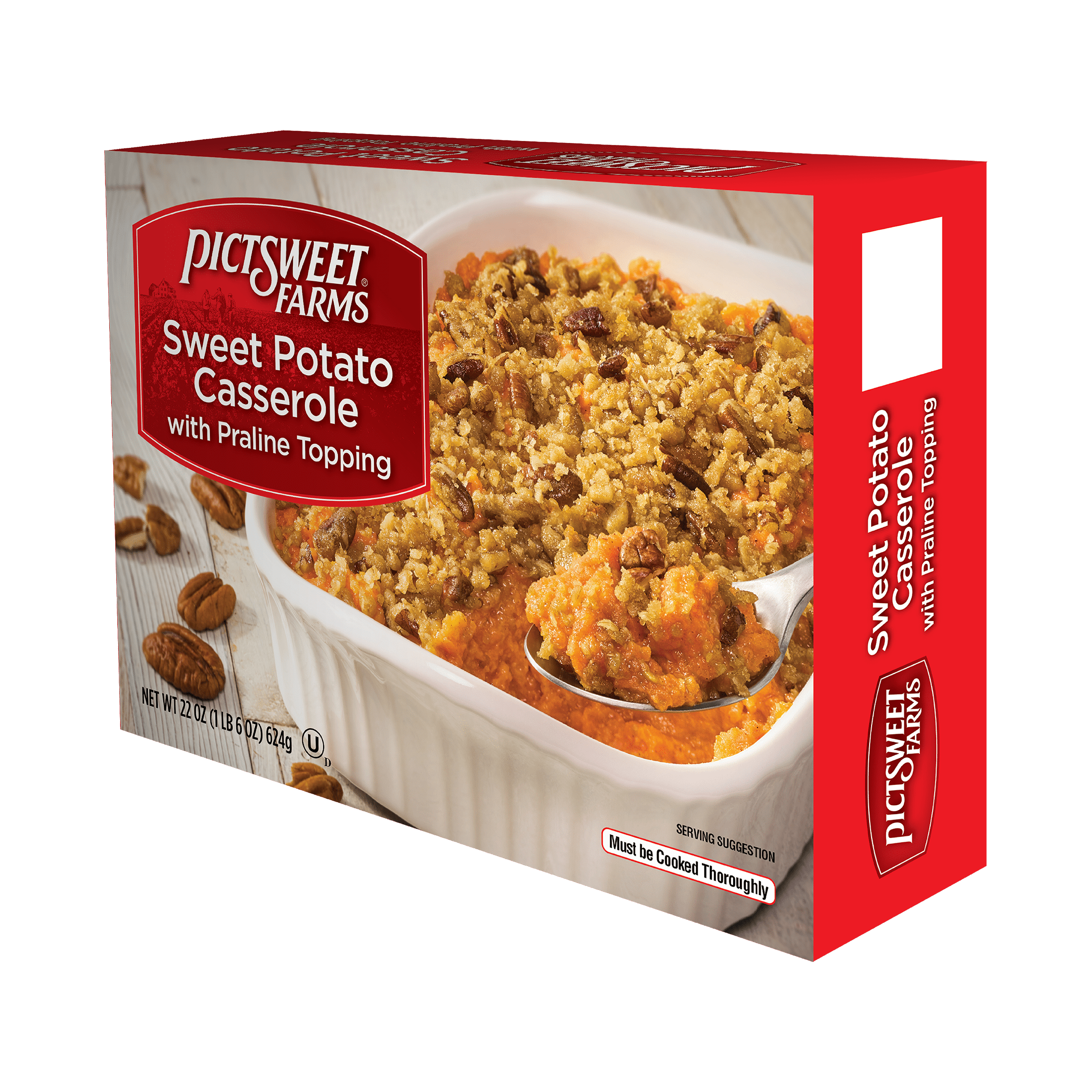 Pictsweet Farms Frozen Sweet Potato Casserole with Praline Topping, 22 oz