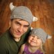 thumbnail image 3 of Gorro de lana para bebé, bonito gorro para bebé, gorro para bebé hecho a mano, gorro de punto para niños, gorro de cuerno pequeño, 3 of 6
