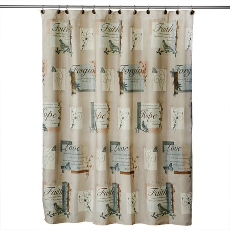 Mainstays Fabric Shower Curtain, Hopeful - Walmart.com - Walmart.com