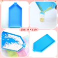 thumbnail image 5 of 6 Pack Diamond Painting Trays, Purple Blue Mixing Plastic Bead Sorting Trays Diamond Rhinestone Plate Trays, White Drill Plate Painting Accessories for DIY Art Craft, 5 of 5