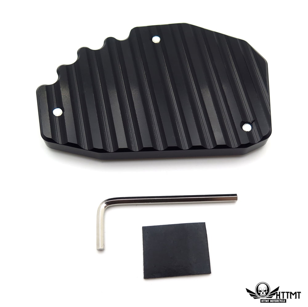 Side Kickstand Stand Extension Plate Pad For DUCATI Hypermotard 821 2013-2017