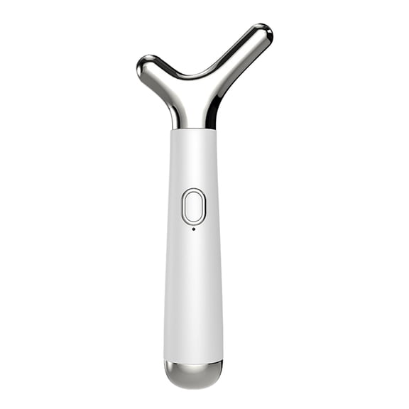 Vibration Neck & Face Massage Device - Mini V-Face Beauty Instrument for Skin Tightening, Portable and Rechargeable Facial Tool, Improves Skin Elasticity and Reduces Wrinkles
