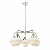 Innovations Lighting - Oxford - 5 Light Stem Hung Chandelier In Art Deco