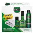 thumbnail image 1 of Kit de cuidado personal para hombre Brut Classic colonia  100ml y aerosol desodorante 150ml y  espuma para afeitar piel sensible 94ml, 1 of 4