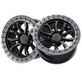 thumbnail image 2 of 20x9 TIS 556BA Satin Black W/Anthracite Ring Wheel 5x150 (20mm), 2 of 5
