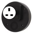 thumbnail image 2 of Black Wireless Doorbell Self Powered Waterproof Door Bell with 58 Melodies LED Flash for Home Business Plug, 2 of 2