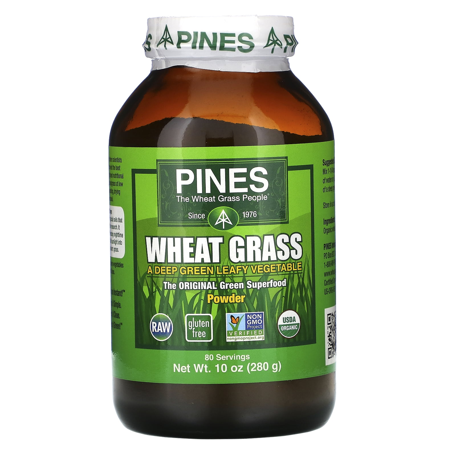Pines International Wheat Grass Powder, 10 oz (280 g)