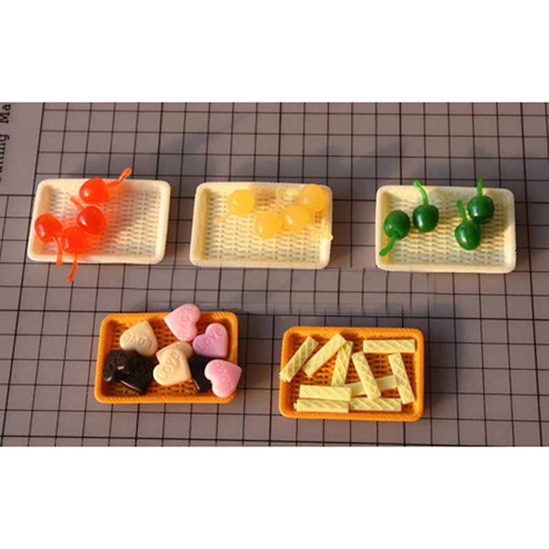 5Pcs 1/12 Miniature food mini fruit drink model for dollhouse kitchen toys_yr 