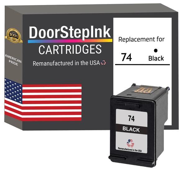 Remanufactured DoorStepInk Ink Cartridge for HP HP 74 Black