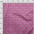 thumbnail image 3 of oneOone Rayon Pink Fabric Doctor Nurse print Quilting Supplies Print Sewing Fabric By The Yard 56 Inch Wide-2A, 3 of 8