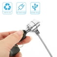thumbnail image 2 of MasteelfCA 2 Sets Laptop Locking Cable Keyed Cable Lock Security Hardware Cable Lock, 2 of 9