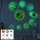 thumbnail image 4 of Adhesivos fluorescentes para pared y techo para dormitorio y sala de estar, crea un ambiente acogedor. 9 piezas planetas L, 4 of 8