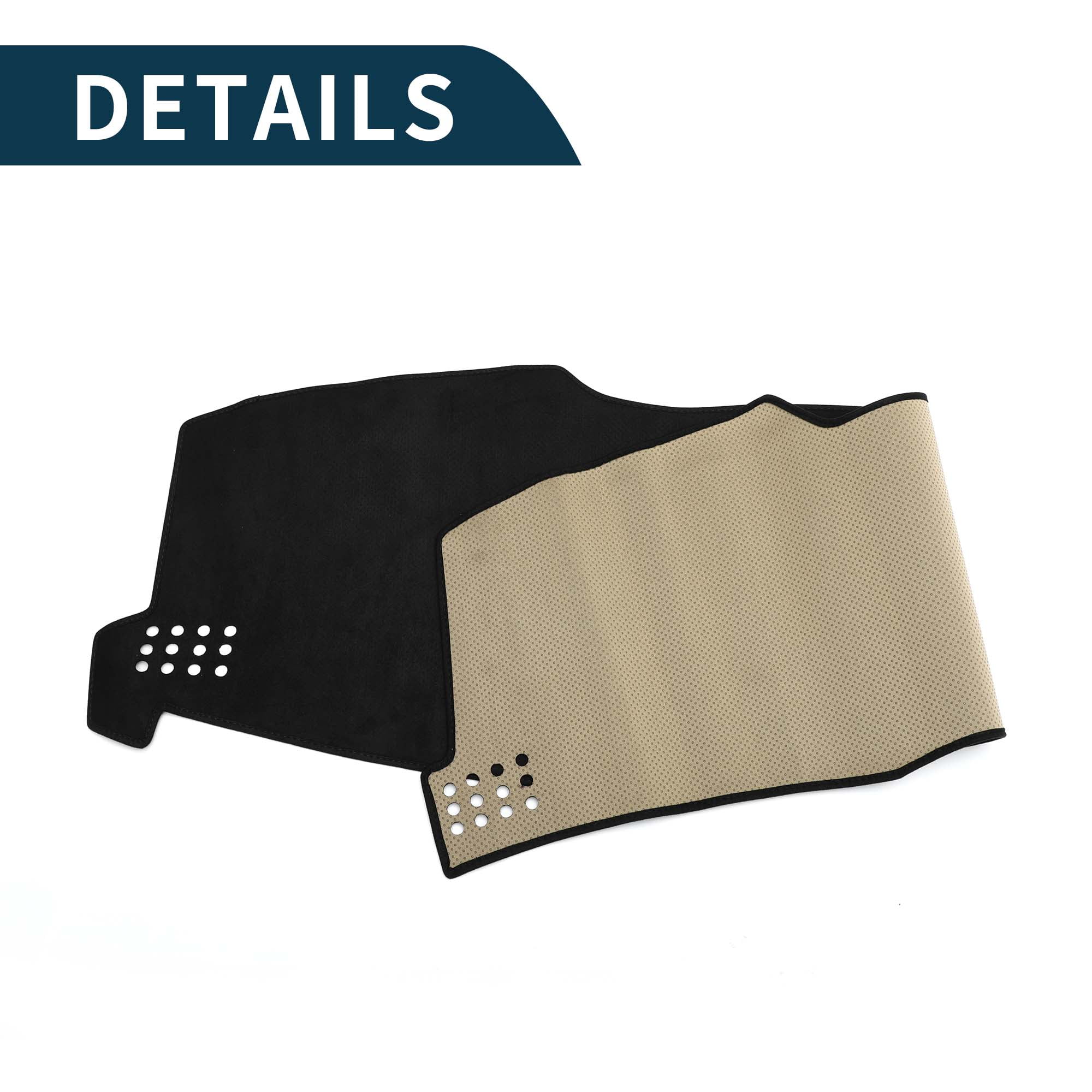 Unique Bargains Dash Cover for Toyota Avalon Non-Slip Dash Cover Mat | Front Dash Cover Mat Black 1Pcs