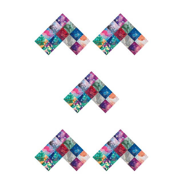 Inteprter 24 Sheets 6 Inch DIY Album Scrapbook Decorative Patterned Craft Single-Sided Paper Background for Planner Card Making Type2 NO2