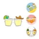 thumbnail image 1 of HEALEEP 3Pares De Gafas Cóctel Para Fiesta Uso Decorativo Colores Varios Y Ergonómico, 1 of 8