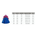 thumbnail image 3 of KAWELL Halloween Princess Costume Girls Dress With Cape Birthday Cosplay Dress Up With Accessories, 3 of 7