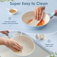 thumbnail image 6 of SENSARTE 10-Piece Ceramic Pots and Pans Set, Blue Induction Nonstick Cookware Set, Healthy Kitchen Cooking Sets with Stay-Cool Handles, Dishwasher Safe, Stackable, 6 of 7