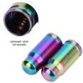 thumbnail image 3 of 2Pcs Presta Valve Caps Oil Slick Stem Bolts Tc4 Titanium Alloy Bike Tire Valve Caps Multicolor Mountain Road Ycle Bike Valve Caps Dust Covers For Inner Tube Gas Nozzle Bike Valve Caps Bike, 3 of 5