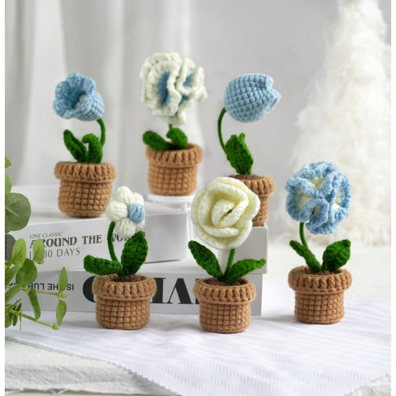 Potted Flower Amigurumi DIY Crochet Kit Wizardi F07N8-M20