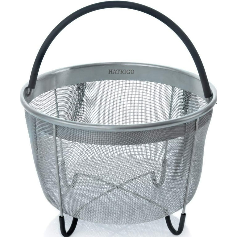 Hatrigo 6-Quart Steamer Basket Compatible with Instant Pot