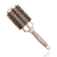thumbnail image 1 of BANGMENG Cepillo de pelo antiestático de barril redondo con cerdas de jabalí Nano Thermal Ceramic Ionic Tech | Para mayor brillo | Protege el cabello Mejora la textura para alisar y secar (2 pulgadas), 1 of 3