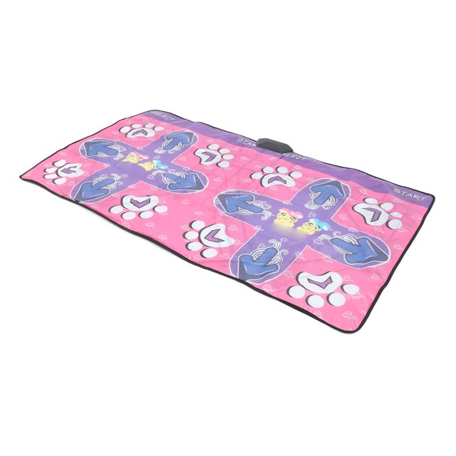 Tapis de Danse, 4 Boutons 6 Boutons Rechargeable Imperméable Tapis de Révolution de Danse Haute Définition Double Utilisateur pour la Maison