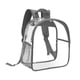 thumbnail image 4 of Mochila de PVC transparente, mochila transparente, impermeable, resistente, para uso diario, mochila informal. Gris, 4 of 9