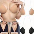 thumbnail image 2 of Soutien-gorge Invisible en Silicone avec Bretelle, Cache-Tétons Recompressible Adhésif pour Femmes, Dos Nu, 2 of 6