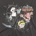 thumbnail image 2 of Grim Adventures of Billy & Mandy Splatter Cast Women's T Shirt, Charcoal, Medium, 2 of 6