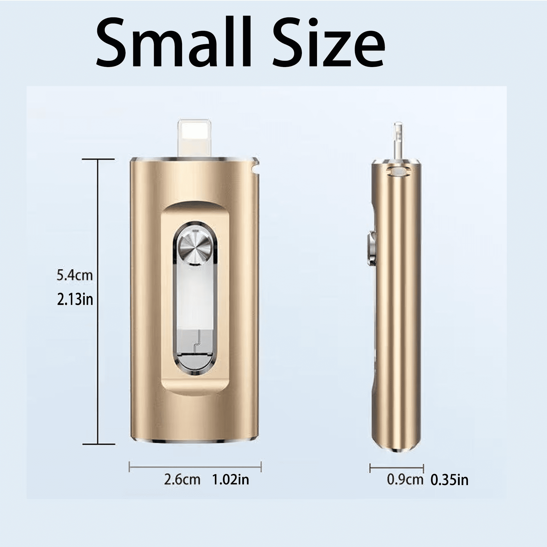 USB Flash Drive for iphone,iPad,3 IN 1 Memory External Storage,Type-C Thumb Drive for OTG Android Phone and Computer