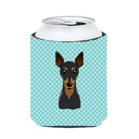 

Checkerboard Blue Min Pin Can Or Bottle Hugger 12 Oz.