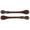 Cherry, variant on Adult Size Leather Spur Straps w/ Nickel Plated Buckles