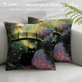 thumbnail image 3 of Orinice Cute Cat Graphic Decorative Cushion Throw Pillow Cover for Home Couch Living Room Bed Sofa Zipper Closure Soft and Durable 1PC 18x18in, 3 of 5