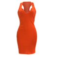 thumbnail image 3 of IROINNID Sheath Dress For Women Fashion Gorgeous Sheath Sleeveless Dress Solid Color Deep V-Neck Dress V-Neck Short Dress, 3 of 6
