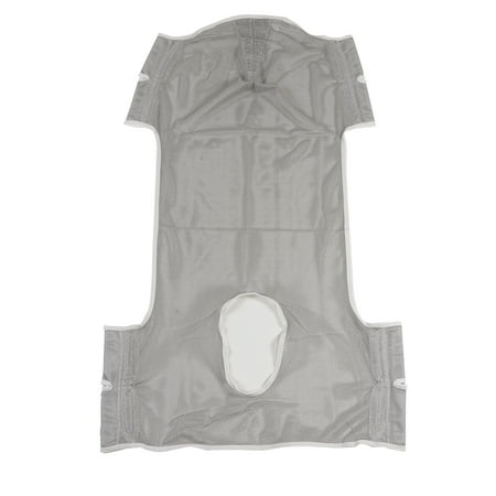 Drive Medical Patient Lift Commode Sling with Head Support, Dacron