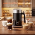 thumbnail image 5 of RUIE Milk Frother and Steamer, 6-in-1 Electric Milk Warmer and Hot Cold Foam Maker, 14.2 Oz Automatic Latte Cappuccino Frother with LCD Touch Screen for Coffee, Hot Chocolate and Yogurt, 5 of 10