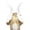 White, variant on Black and White Feather-shaped Hair Clips for Costumes with Angel or Devil Wings, Perfect Lolita Accessories