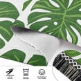 thumbnail image 4 of Monstera Leaf Runner Area Rug 2x6 Soft Non-Slip Washable Bedside Carpet for Hallway Bedroom Living Room Home Decor, 4 of 8