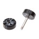 thumbnail image 4 of 12x Pendientes de tapón de acrílico de multicolor de material acero inoxidable Pendientes de oreja de 6 mm Fernando Pendientes, 4 of 5