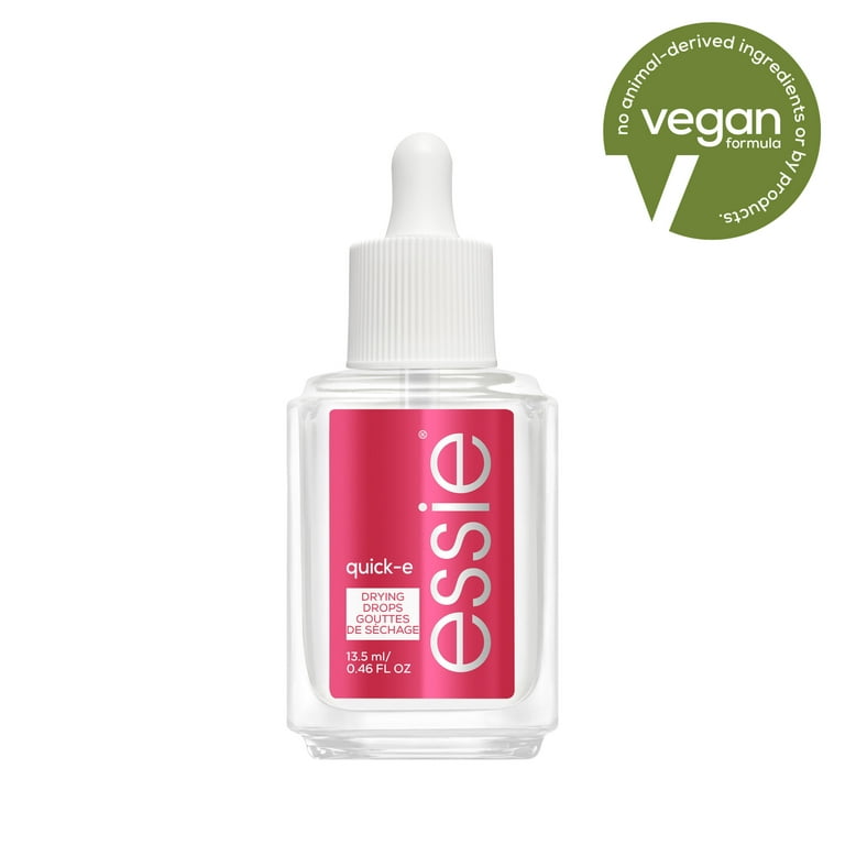 essie Vegan Nail Polish, Quick E Drops, 0.46 fl oz Bottle