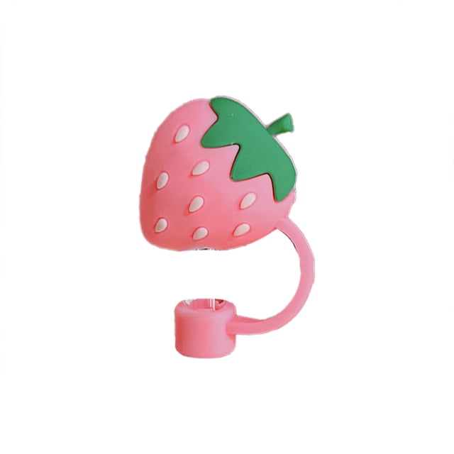Liquidación de adornos para pajitas Miyuadkai, puntas reutilizables para pajitas, cubiertas antipolvo, fundas de silicona para pajitas, accesorios personalizados y bonitos, decoración de habitación,