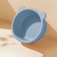 thumbnail image 6 of Nkmbld Silica Bowl Food Grade Cartoons Bear Shape Cutlery Bottom with Suction Cups, Dessert Bowls for Serving Soup, Oatmeal, Pasta and Salad, Blue, 6 of 8